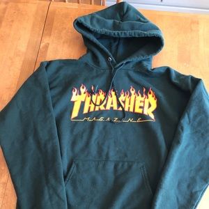 Thrasher hooded sweatshirt, size small